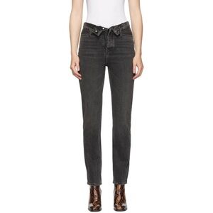 Alexander Wang Black Cult Flip Jeans